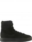 HOGL apsildāmi zābaki sievietēm, Melna, Teddy wm booties
