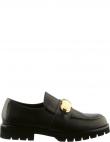 HOGL loafer stila apavi sievietēm, Melna, Alison loafers