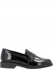 REMONTE loafer stila apavi sievietēm, Melna, Ladies shoes