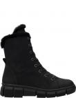 RIEKER zābaki sievietēm, Melna, Ladies mid height boots