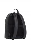 TOMMY HILFIGER mugursoma vīriešiem, Melna, Corp texture dome backpack