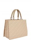 TOMMY HILFIGER plecu soma sievietēm, Krēmīga/Smilšu, Her mini tote mono