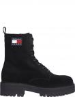 TOMMY JEANS zābaki sievietēm, Melna, Urban lace up booties