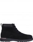 TOMMY HILFIGER zābaki ar apsildi vīriešiem, Melna, Corporate outdoor boot
