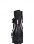 TOMMY HILFIGER zābaki sievietēm, Melna, Belt flat boot
