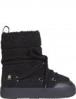 TOMMY HILFIGER sieviešu zābaki ar apsildi, Melna, Real shearling snowboot