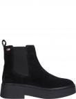 TOMMY HILFIGER zābaki sievietēm, Melna, Minimal chelsea flag