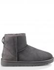 UGG apsildāmi zābaki sievietēm, Pelēka, Classic mini II warm boots