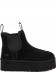 UGG apsildāmi zābaki sievietēm, Melna, Neumel platform warm boots