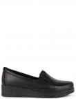 LA CONTE kurpes sievietēm, Melna, Loafers