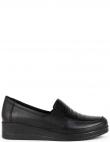 LA CONTE kurpes sievietēm, Melna, Loafers