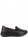 LA CONTE kurpes sievietēm, Melna, Loafers