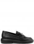 LA CONTE kurpes sievietēm, Melna, Loafers