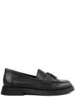 LA CONTE kurpes sievietēm, Melna, Loafers