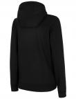 Sieviešu melns džemperis ar kapuci BLD005 4F