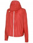 Sieviešu sarkana brīva laika jaka ar kapuci KUDC001 4F