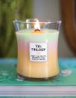 WOODWICK TRILOGY SUMMER SWEETS vidējā izmēra svece