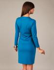 VANESSA eleganta sieviešu zilas krāsas kleita