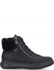 RIEKER zābaki sievietēm, Melna, Ladies mid height boots