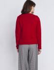MKM sieviešu sarkanas krāsas džemperis