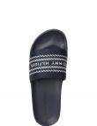 TOMMY HILFIGER sieviešu zilas čības Webbing slide