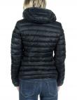 GEOX melnas krāsas dūnu sieviešu jaka ar kapuci