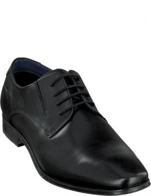 BUGATTI vīriešu melni apavi Morino Shoes
