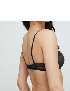 CALVIN KLEIN UW sieviešu melns krūšturis Unlined balconette