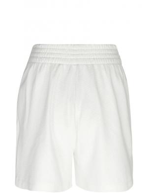 CALVIN KLEIN Jeans sieviešu balti šorti Waffle loose shorts