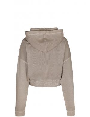 CALVIN KLEIN Jeans sieviešu gaiša blūze Waffle hoodie