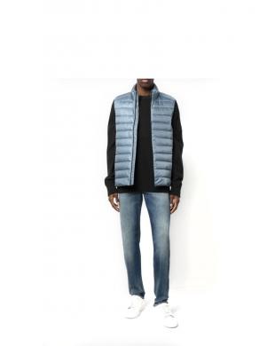 CALVIN KLEIN vīriešu pelēka veste Recycled side logo vest