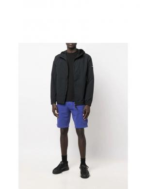 CALVIN KLEIN vīriešu melna blūze Crinkle nylon  blouson w. hood