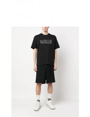 CALVIN KLEIN vīriešu melns T-krekls Embroidered comfort t-shirt