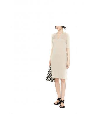 CALVIN KLEIN sieviešu gaiša kleita Lyocell blend polo dress 