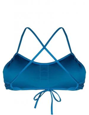 CALVIN KLEIN UW sieviešu zils peldkostīma krūšturis Swim bralette