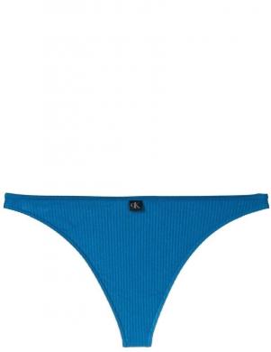CALVIN KLEIN UW sieviešu zilas peldkostīma apakšbikses Bikini swim
