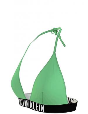 CALVIN KLEIN UW sieviešu zaļš peldkostīma krūšturis Triangle swim bra