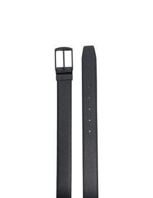 CALVIN KLEIN vīriešu melna josta ADJ/REV DOMED PB 35MM