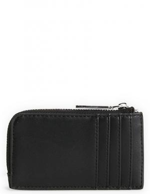 CALVIN KLEIN sieviešu melns maks Set cardholder