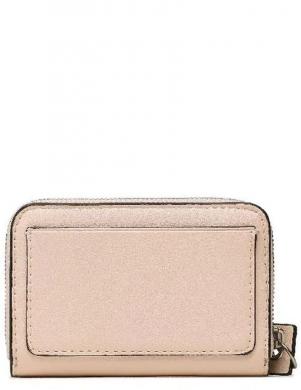 CALVIN KLEIN JEANS sieviešu rozā maks Sculpted zip around tag wallet