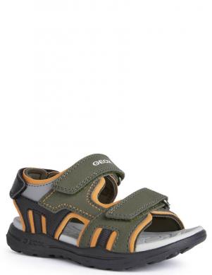 GEOX zaļas sandales zēniem VANIETT SANDALS