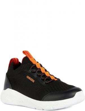 GEOX melni ikdienas apavi zēniem SPRINTYE SPORT SHOES