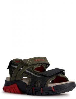 GEOX zaļas sandales zēniem SANDALS DYNOMIX