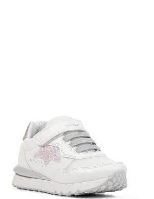 GEOX balti ikdienas apavi meitenēm FASTICS SPORT SHOES