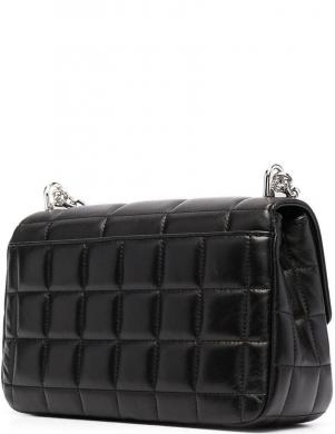 MICHAEL KORS sieviešu melna soma pār plecu LG chain shoulder bag