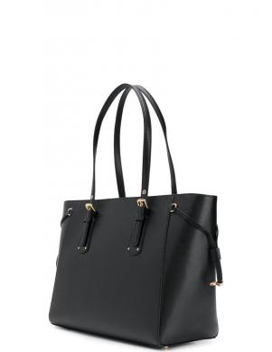 MICHAEL KORS sieviešu melna soma MD top-zip tote bag