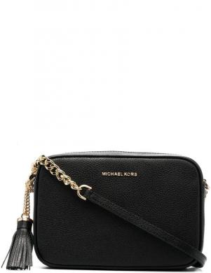 MICHAEL KORS sieviešu melna soma pār plecu MD camera bag