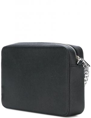MICHAEL KORS sieviešu melna soma pār plecu LG crossbody
