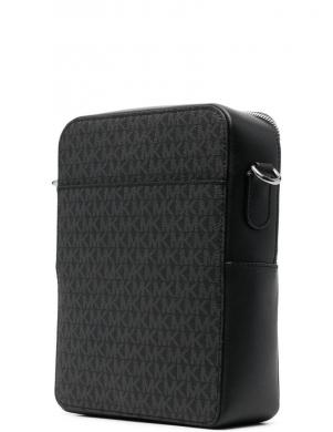 MICHAEL KORS vīriešu melna soma pār plecu Mariner flight bag