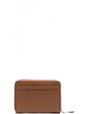 MICHAEL KORS sieviešu brūns maks Jet set small logo card case